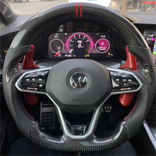 Load image into Gallery viewer, GM. Modi-Hub For VW 2020+ Golf 8 MK8 GTI Passat B8 Jetta Arteon Tiguan Atlas Taos Carbon Fiber Steering Wheel
