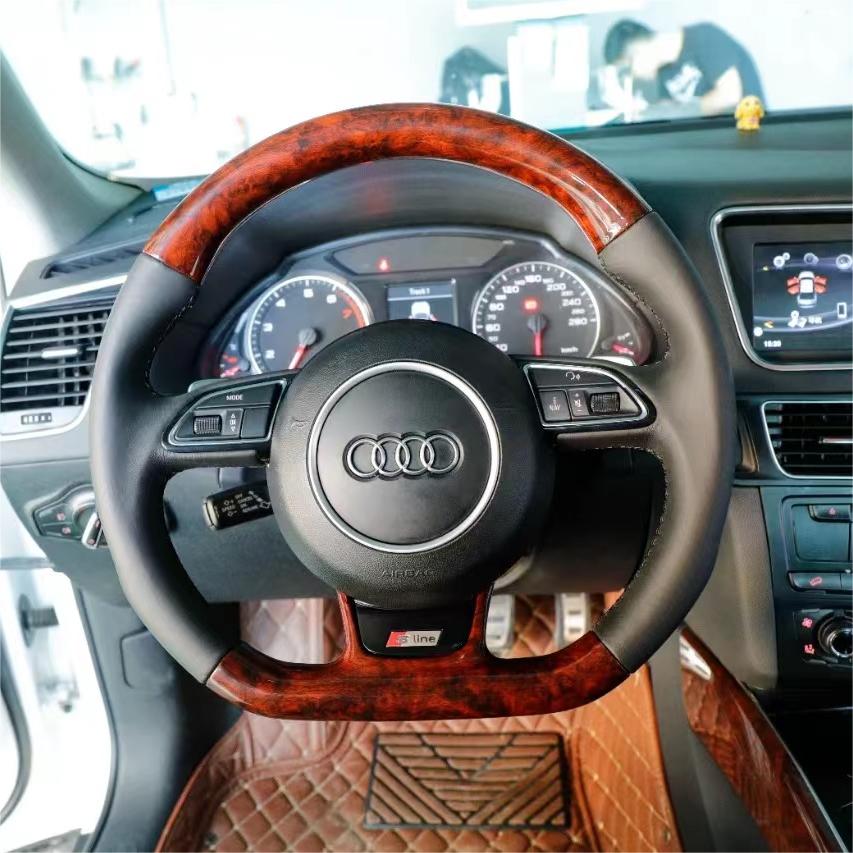 GM. Modi-Hub For Audi B8 B8.5 A3 A4 A5 A6 A7 A8 S3 S4 S5 S6 S7 S8 Q5 RS3 RS5 RS6 SQ5 Woodgrain Steering Wheel