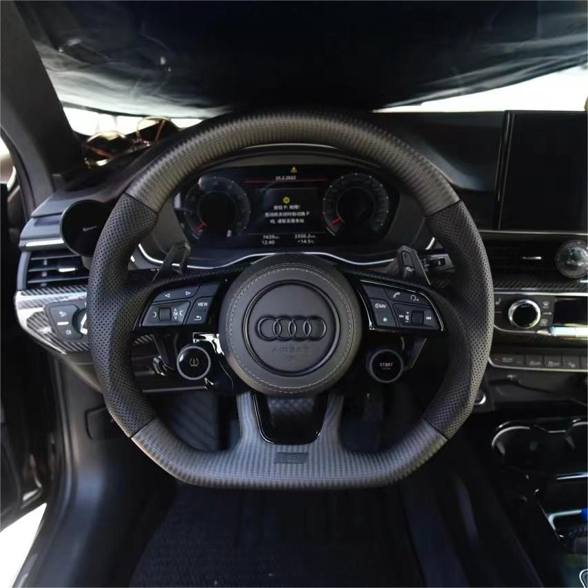 GM. Modi-Hub For Audi B9 A3 A4 A5 S3 S4 S5 RS3 RS4 RS5 Sport Carbon Fiber Steering Wheel