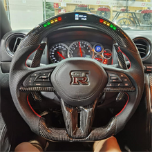 Load image into Gallery viewer, Carbon Fiber Steering Wheel For Nissan 2017-2025 GTR R35 | GM. Modi-Hub
