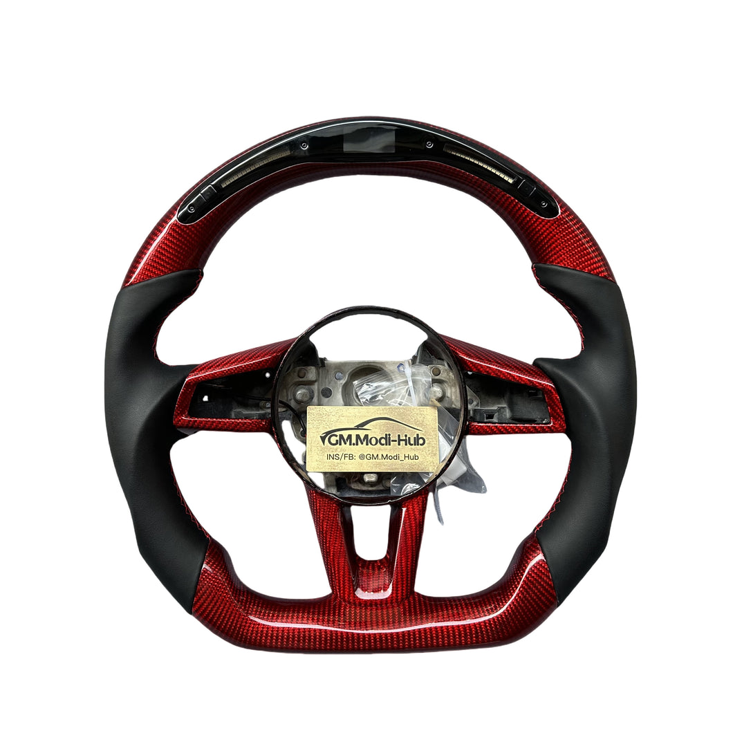 GM. Modi-Hub For 2016-2024 Mazda MX-5 Miata Carbon Fiber Steering Wheel