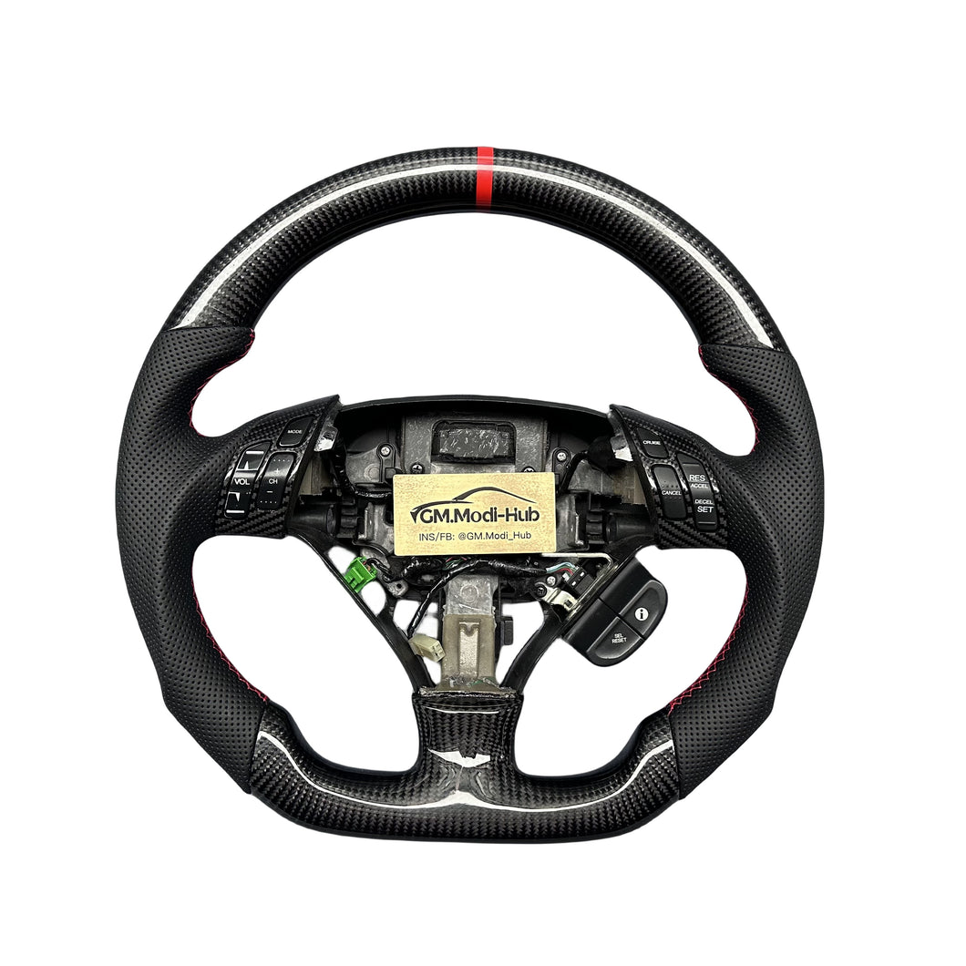 GM. Modi-Hub For Honda 2003-2007 Accord CL9 CL7 / 2005-2010 Odyssey / Acura 2004-2008 TSX Carbon Fiber Steering Wheel