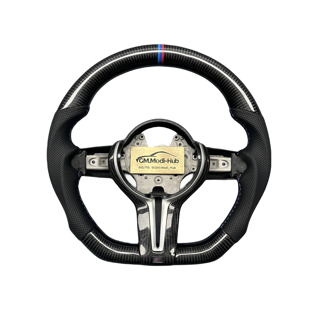 GM. Modi-Hub For BMW M2 M3 M4 F20 F21 F22 F23 F45 F30 F31 F35 F32 F33 F36 F48 F49 F39 F25 F26 F15 F16 F87 F80 F82 F83 Carbon Fiber Steering Wheel