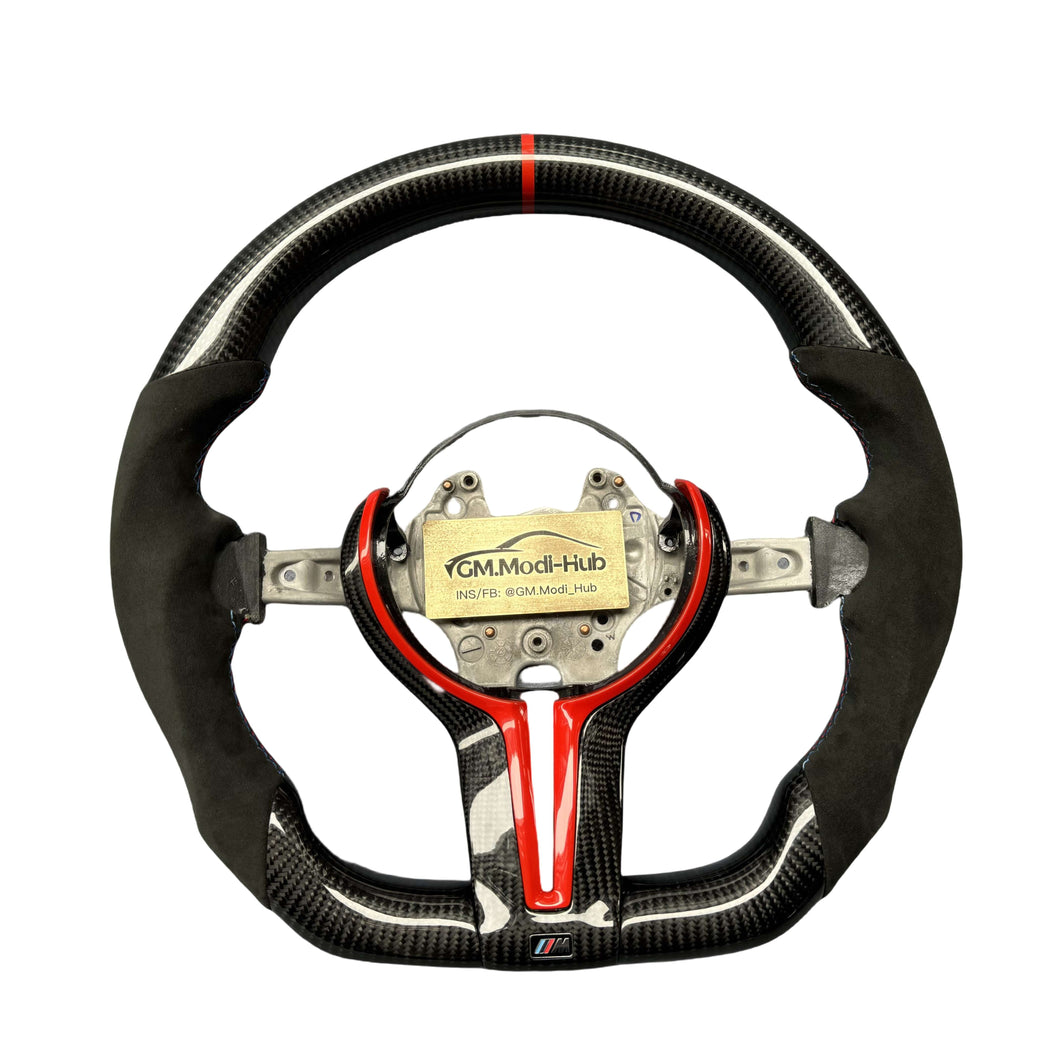 GM. Modi-Hub For BMW M2 M3 M4 F20 F21 F22 F23 F45 F30 F31 F35 F32 F33 F36 F48 F49 F39 F25 F26 F15 F16 F87 F80 F82 F83 Carbon Fiber Steering Wheel