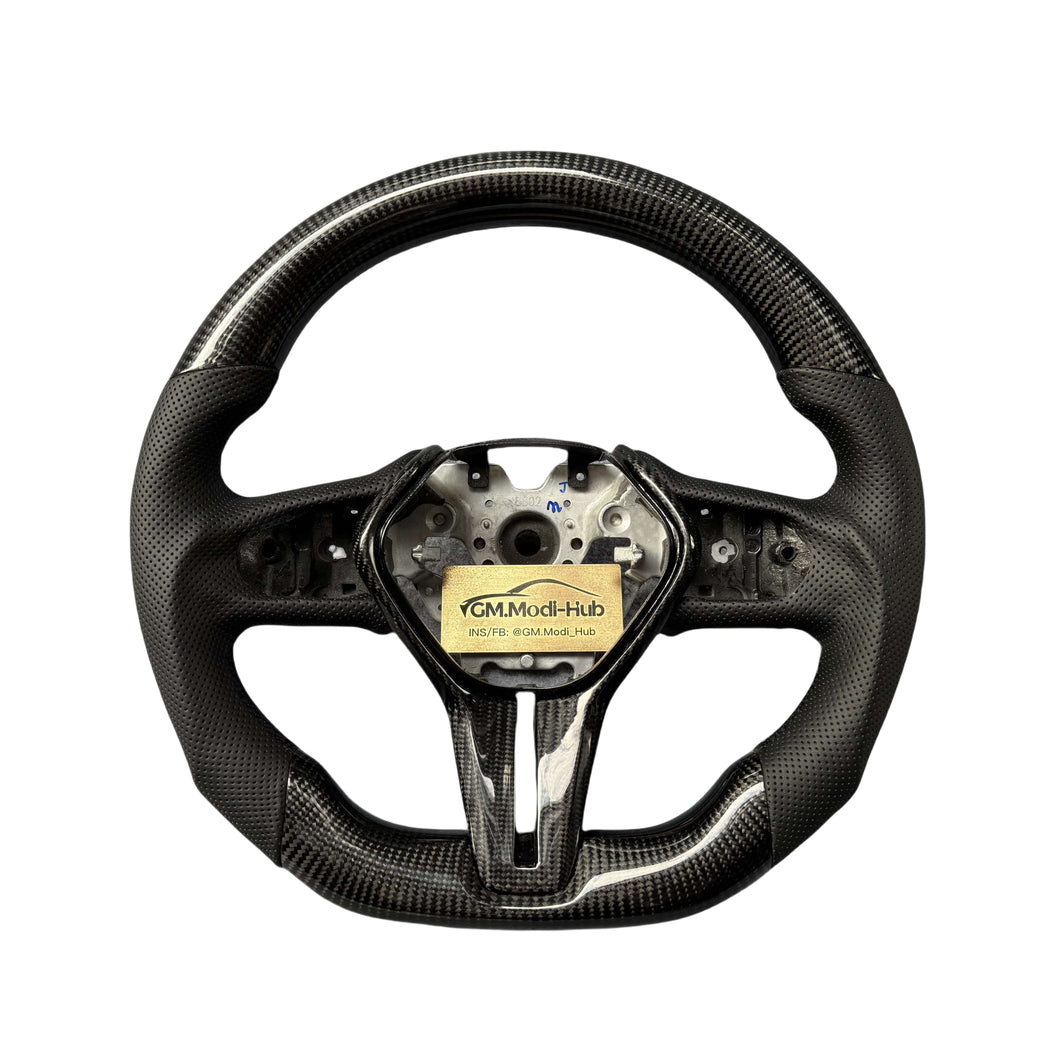 GM. Modi-Hub For Infiniti 2017-2022 Q60 / 2018-2020 Q50 / 2022-2023 QX55 / 2019-2023 QX50 Carbon Fiber Steering Wheel