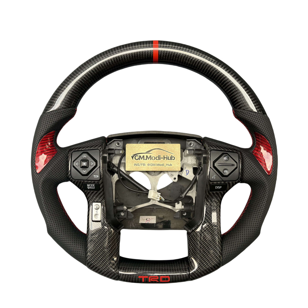 GM. Modi-Hub For Toyota 2014-2021 Tundra Sequoia / 2016-2022 Tacoma 4Runner Carbon Fiber Steering Wheel