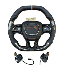 Load image into Gallery viewer, GM. Modi-Hub For Dodge 2016-2023 Charger / 2015-2023 Challenger / 2014-2023 Durango Carbon Fiber Steering Wheel
