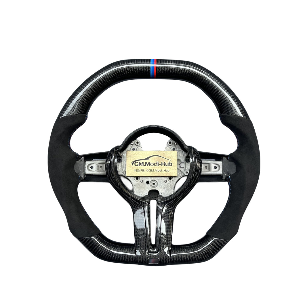 GM. Modi-Hub For BMW M2 M3 M4 F20 F21 F22 F23 F45 F30 F31 F35 F32 F33 F36 F48 F49 F39 F25 F26 F15 F16 F87 F80 F82 F83 Carbon Fiber Steering Wheel