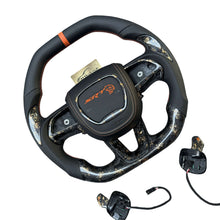 Load image into Gallery viewer, GM. Modi-Hub For Dodge 2016-2023 Charger / 2015-2023 Challenger / 2014-2023 Durango Carbon Fiber Steering Wheel
