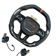 Load image into Gallery viewer, GM. Modi-Hub For Dodge 2016-2023 Charger / 2015-2023 Challenger / 2014-2023 Durango Carbon Fiber Steering Wheel
