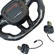 Load image into Gallery viewer, GM. Modi-Hub For Dodge 2016-2023 Charger / 2015-2023 Challenger / 2014-2023 Durango Carbon Fiber Steering Wheel
