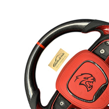 Load image into Gallery viewer, GM. Modi-Hub For Dodge 2016-2023 Charger / 2015-2023 Challenger / 2014-2023 Durango Carbon Fiber Steering Wheel（复制）（复制）
