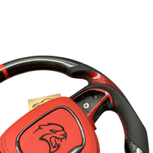 Load image into Gallery viewer, GM. Modi-Hub For Dodge 2016-2023 Charger / 2015-2023 Challenger / 2014-2023 Durango Carbon Fiber Steering Wheel（复制）（复制）
