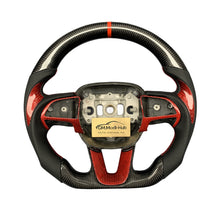 Load image into Gallery viewer, GM. Modi-Hub For Dodge 2016-2023 Charger / 2015-2023 Challenger / 2014-2023 Durango Carbon Fiber Steering Wheel
