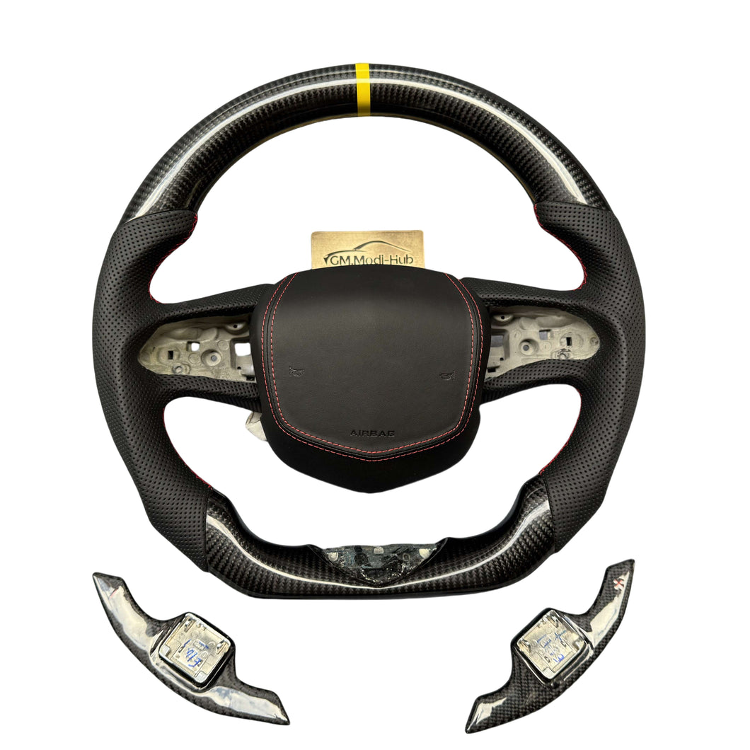 GM. Modi-Hub For Cadillac 2020-2023 CT4 / CT5 / 2019-2023 XT4 Carbon Fiber Steering Wheel