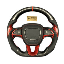Load image into Gallery viewer, GM. Modi-Hub For Dodge 2016-2023 Charger / 2015-2023 Challenger / 2014-2023 Durango Carbon Fiber Steering Wheel
