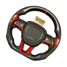 Load image into Gallery viewer, GM. Modi-Hub For Dodge 2016-2023 Charger / 2015-2023 Challenger / 2014-2023 Durango Carbon Fiber Steering Wheel
