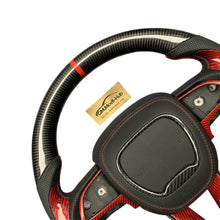Load image into Gallery viewer, GM. Modi-Hub For Dodge 2016-2023 Charger / 2015-2023 Challenger / 2014-2023 Durango Carbon Fiber Steering Wheel
