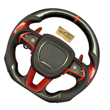 Load image into Gallery viewer, GM. Modi-Hub For Dodge 2016-2023 Charger / 2015-2023 Challenger / 2014-2023 Durango Carbon Fiber Steering Wheel
