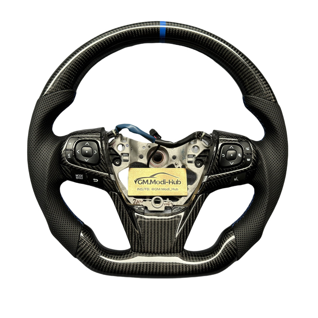 GM. Modi-Hub For Toyota 2013-2018 Harrier Avalon / 2014-2017 Camry Carbon Fiber Steering Wheel