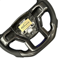 Load image into Gallery viewer, GM. Modi-Hub For Ford 2015-2020 F150 Raptor / 2017-2022 F250/ 2017-2022 F350 Carbon Fiber Steering Wheel
