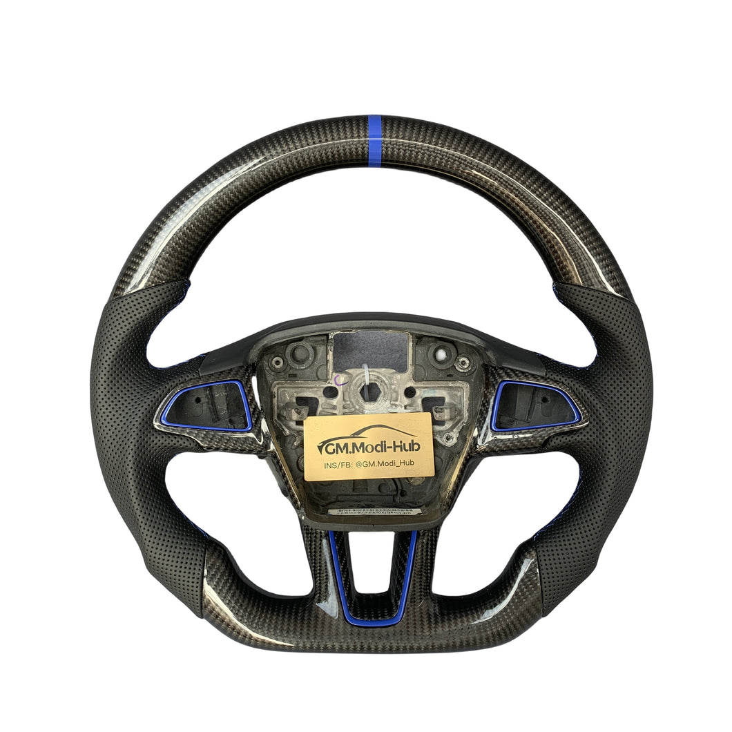 GM. Modi-Hub For Ford 2015-2018 Focus MK3 RS ST / 2018-2021 EcoSport / 2017-2019 Escape Carbon Fiber Steering Wheel