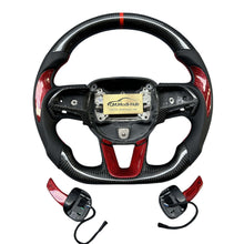 Load image into Gallery viewer, GM. Modi-Hub For Dodge 2016-2023 Charger / 2015-2023 Challenger / 2014-2023 Durango Carbon Fiber Steering Wheel
