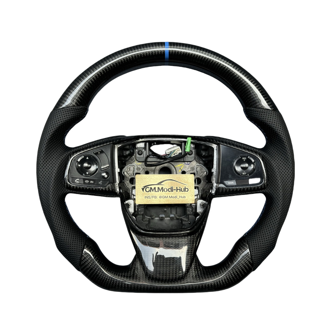 GM. Modi-Hub For Honda 5th Gen CRV 2017-2018 Carbon Fiber Steering Wheel