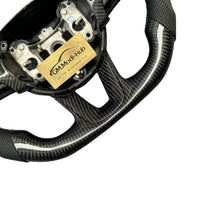 Load image into Gallery viewer, GM. Modi-Hub For Dodge 2016-2023 Charger / 2015-2023 Challenger / 2014-2023 Durango Carbon Fiber Steering Wheel
