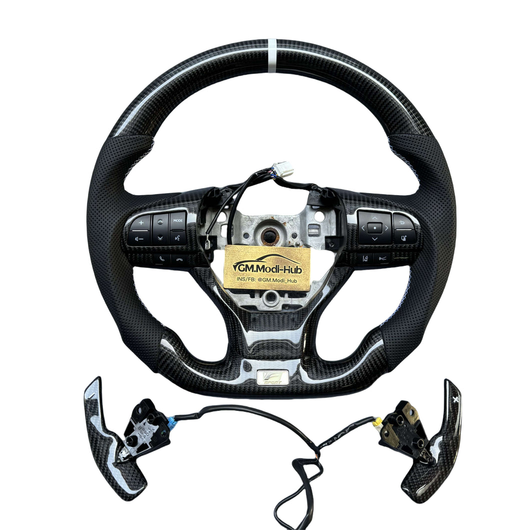 GM. Modi-Hub For Lexus 2016-2022 GS ES RX LX570 Carbon Fiber Steering Wheel