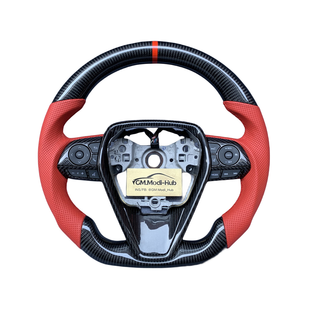 GM. Modi-Hub For Toyota 8th Gen 2018-2024 Camry XSE SE TRD / Avalon / Venza Carbon Fiber Steering Wheel