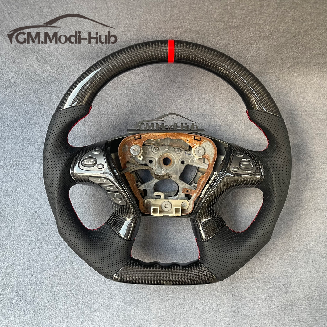 GM. Modi-Hub For Infiniti 2013-2020 QX60 / 2013-2022 Q70 Q70L / 2011-2019 M35 M37 M56 Carbon Fiber Steering Wheel