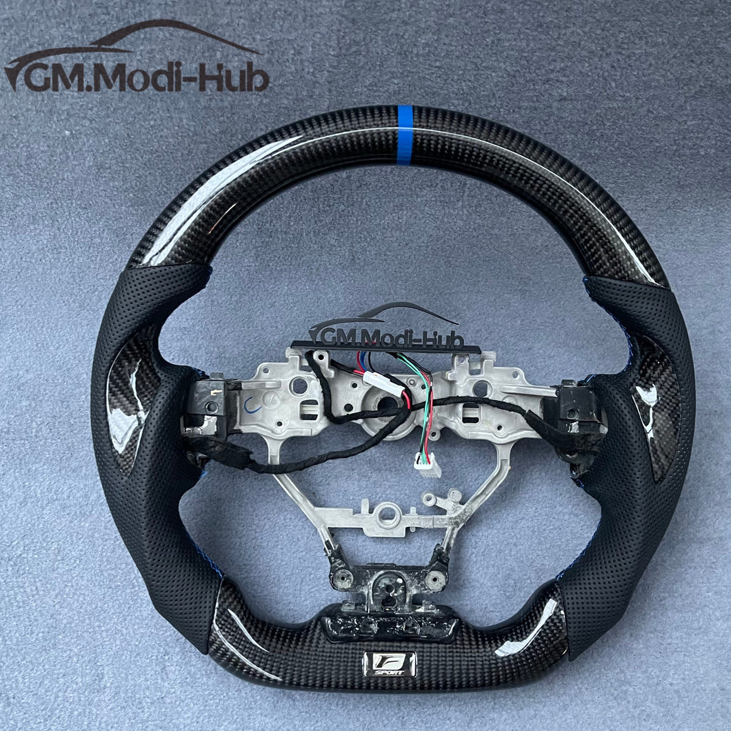 GM. Modi-Hub For Lexus IS 250 350 CT200h NX200T RC RCF F sport Carbon Fiber Steering Wheel