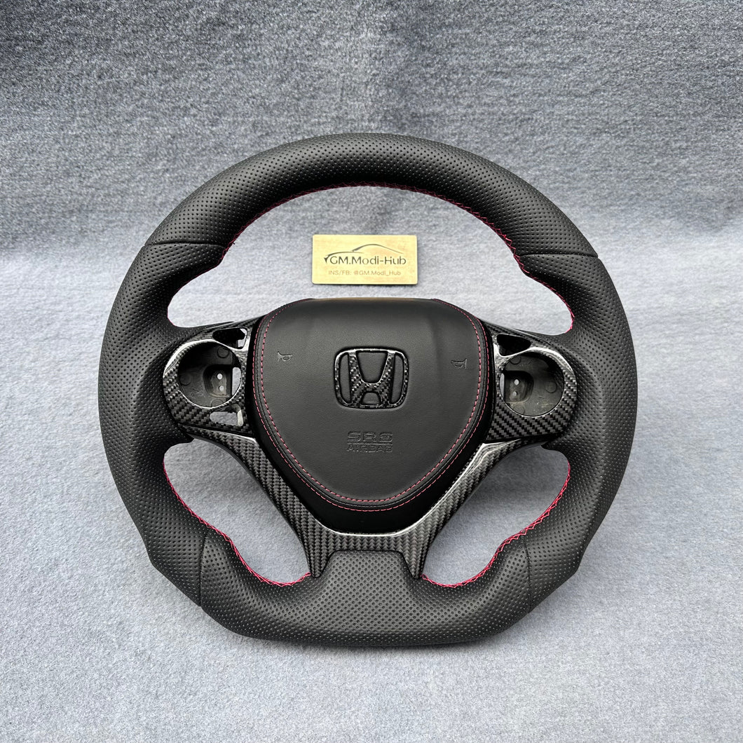 GM. Modi-Hub For Honda 9th gen Civic 2012-2015 Civic Leather Steering Wheel