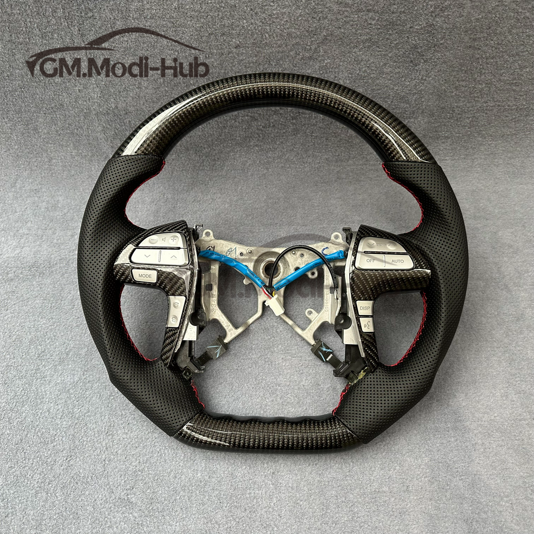 GM. Modi-Hub For Toyota 2006-2012 Camry /2012-2014 Vigo / 2009-2013 Highlander Carbon Fiber Steering Wheel