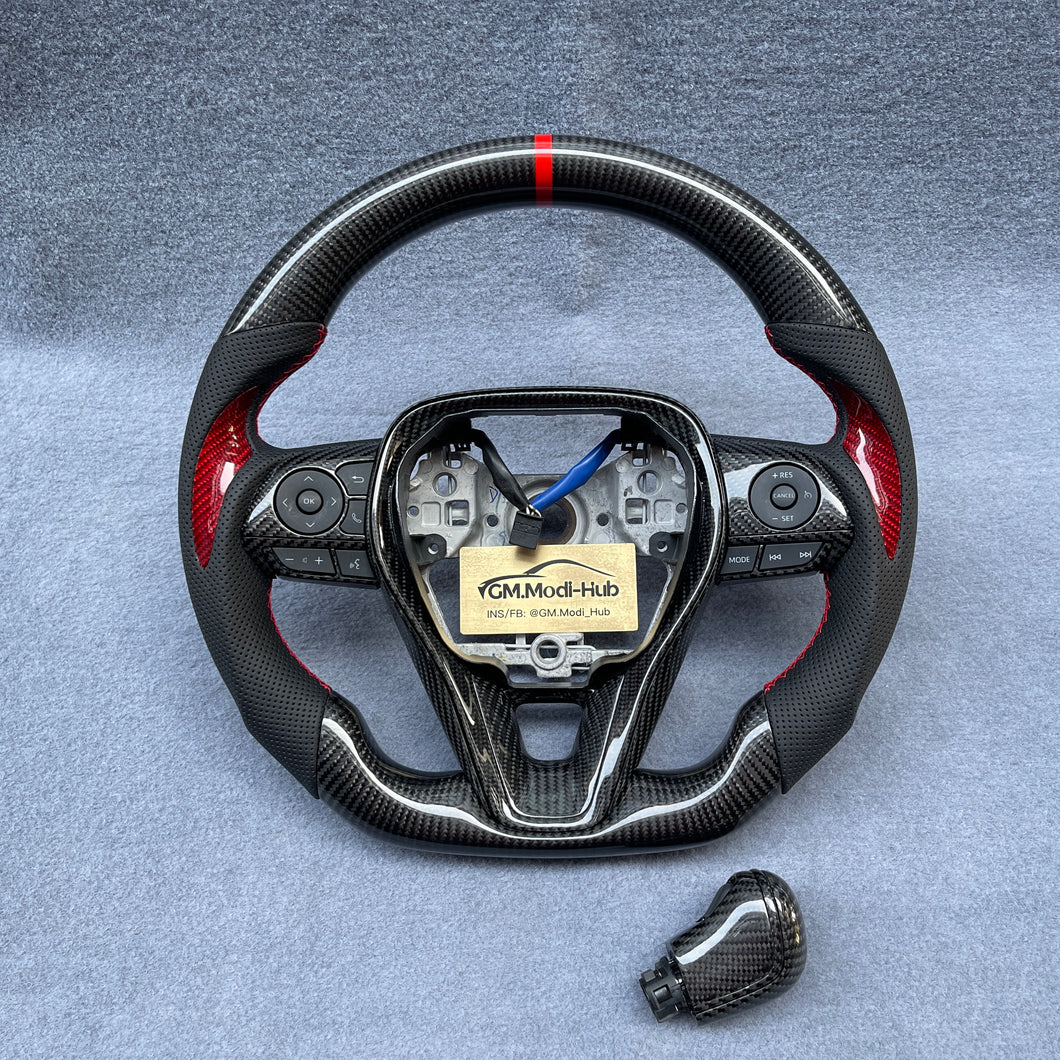 GM. Modi-Hub For Toyota 2019-2023 Corolla Hatchback /2019-2023 RAV4 / 2020-2022 Levin Carbon Fiber Steering Wheel