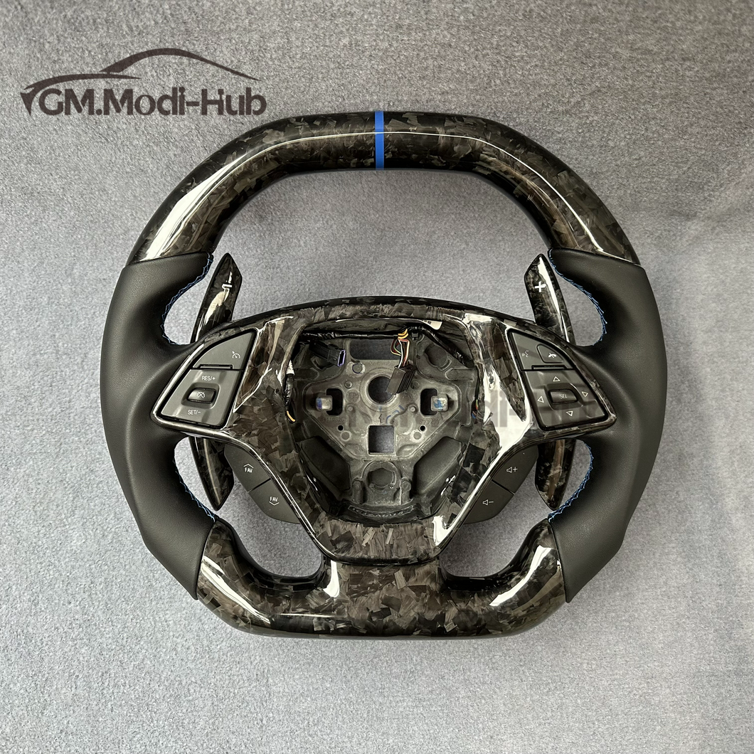 GM. Modi-Hub For Chevrolet 2014-2019 Corvette C7 Carbon Fiber Steering Wheel