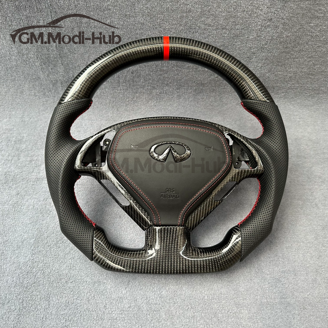 GM. Modi-Hub For Infiniti 2007-2013 G37 / 2008-2010 EX35 / 2013-2017 QX50 Carbon Fiber Steering Wheel