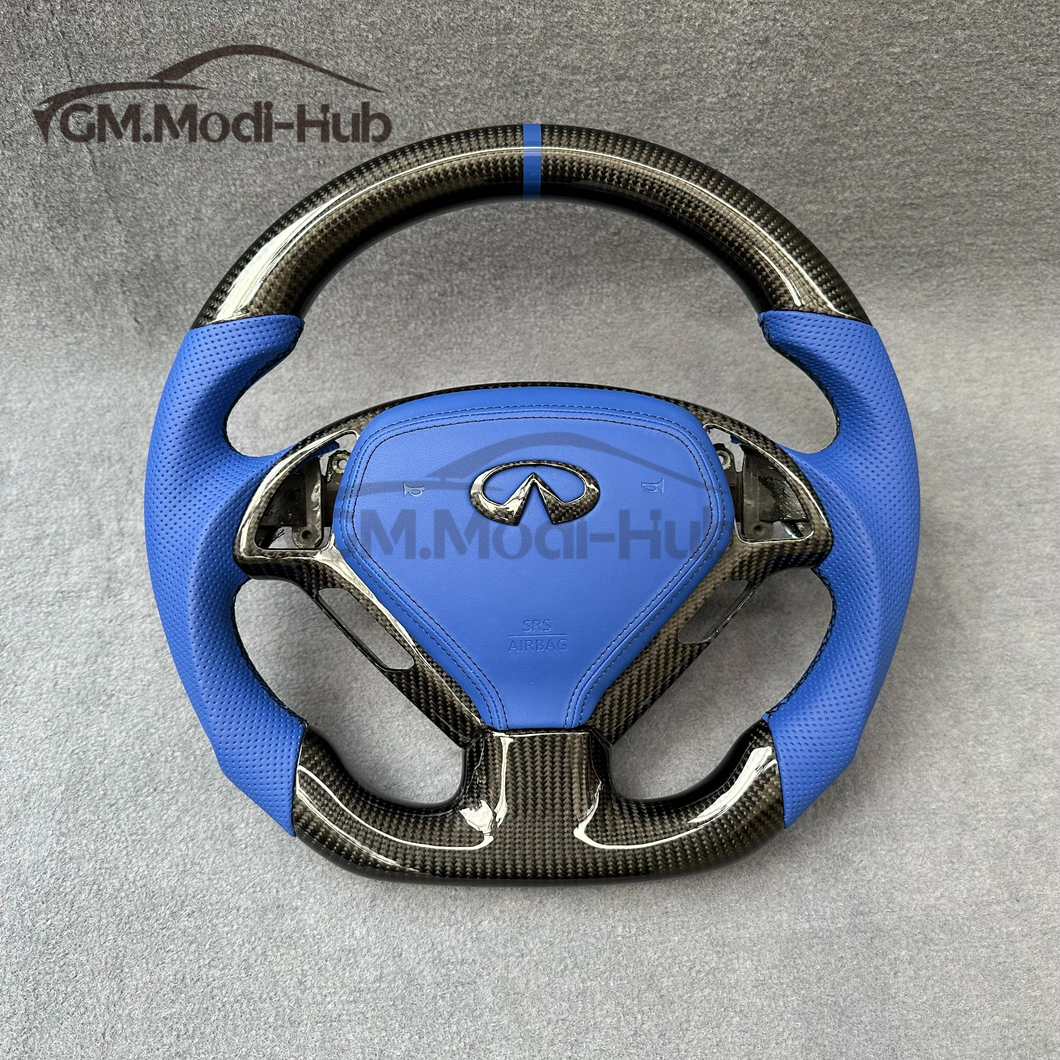 GM. Modi-Hub For Infiniti 2007-2013 G37 / 2008-2010 EX35 / 2013-2017 QX50 Carbon Fiber Steering Wheel