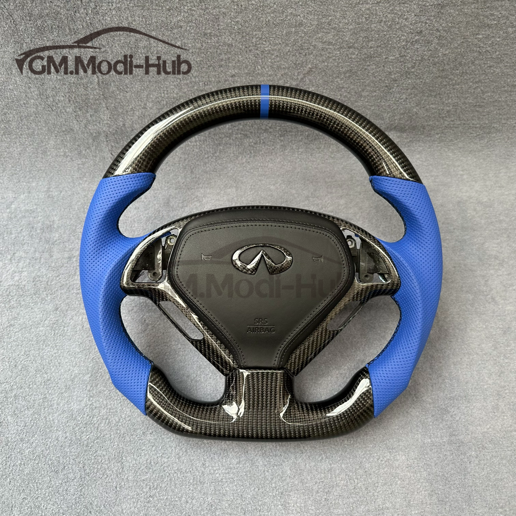 GM. Modi-Hub For Infiniti 2007-2013 G37 / 2008-2010 EX35 / 2013-2017 QX50 Carbon Fiber Steering Wheel