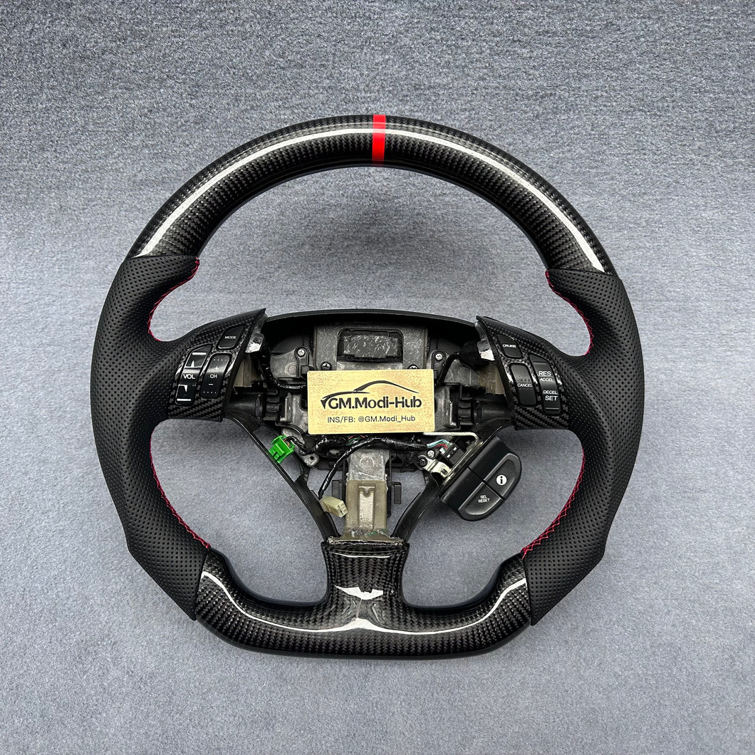 GM. Modi-Hub For Honda 2003-2007 Accord CL9 CL7 / 2005-2010 Odyssey / Acura 2004-2008 TSX Carbon Fiber Steering Wheel