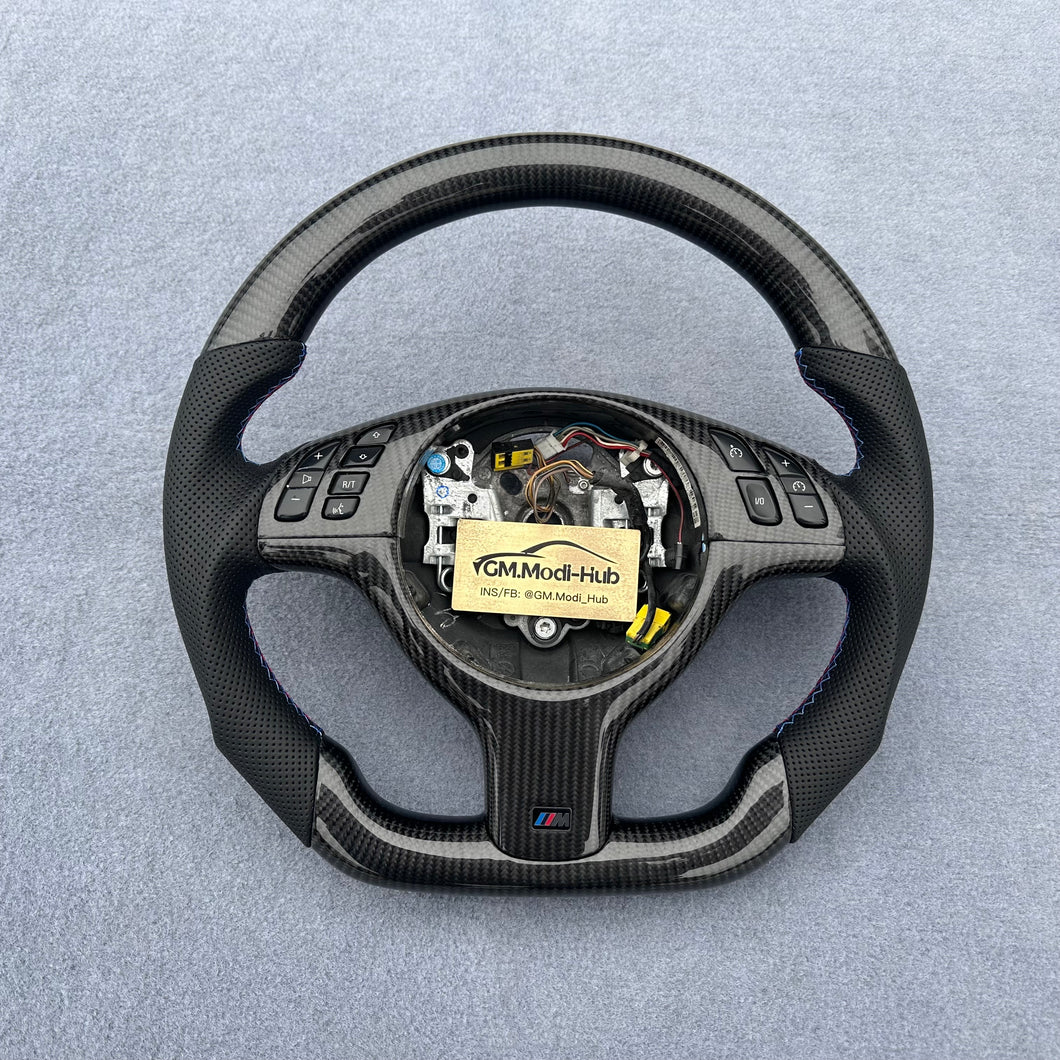 GM. Modi-Hub For BMW M3 M5 X5 E46 E39 E53 Carbon Fiber Steering Wheel