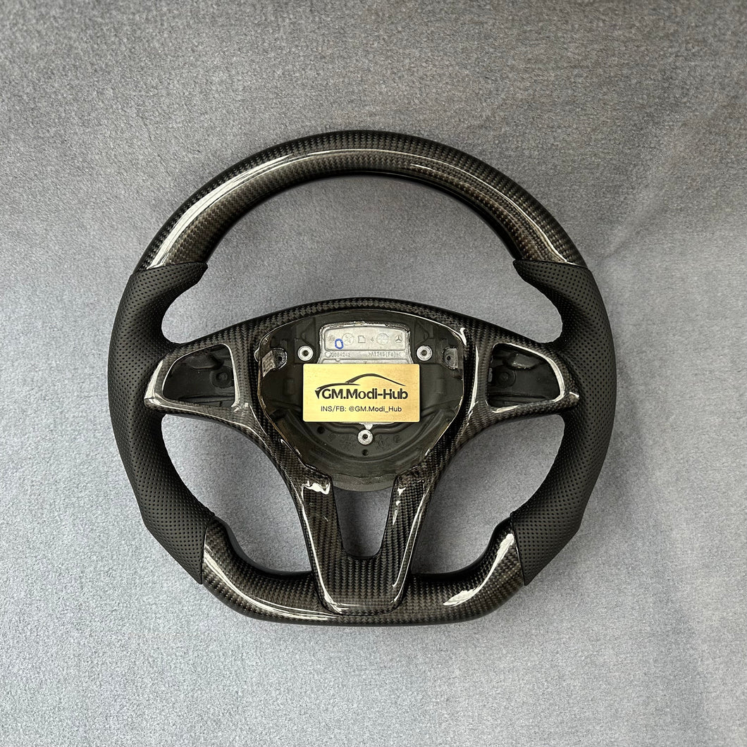 GM. Modi-Hub For Benz W176 W246 W213 C250 C300 C180 A-Class C-Class E-Class CLA-Class GLS-Class  Carbon Fiber Steering Wheel