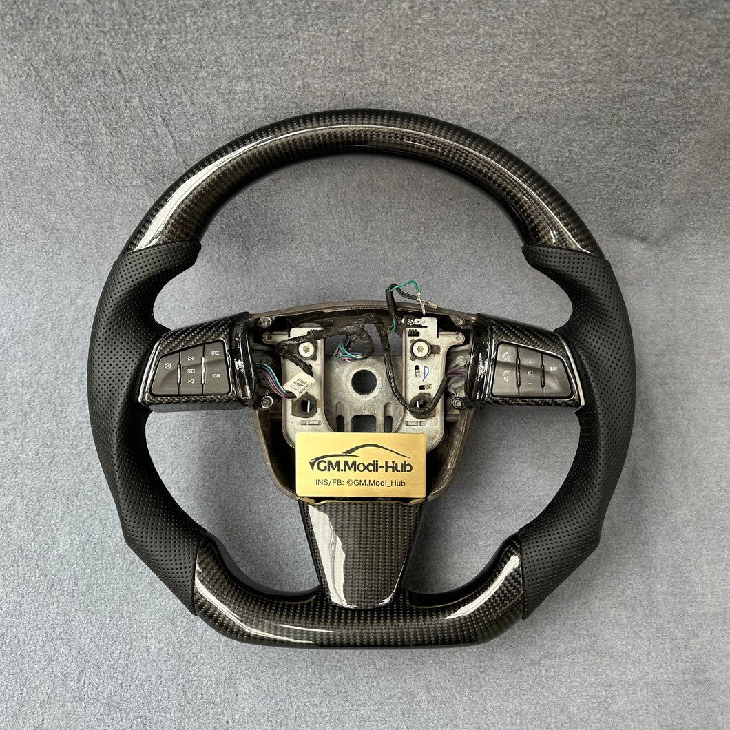 GM. Modi-Hub For Cadillac 2008-2009 XLR / 2008-2013 CTS / 2008-2011 STS / 2010-2013 SRX Carbon Fiber Steering Wheel