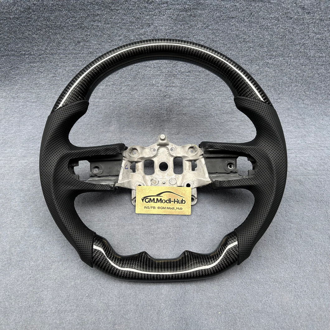 GM. Modi-Hub For Jeep 2019-2024 Wrangler / 2018-2024 Gladiator Carbon Fiber Steering Wheel