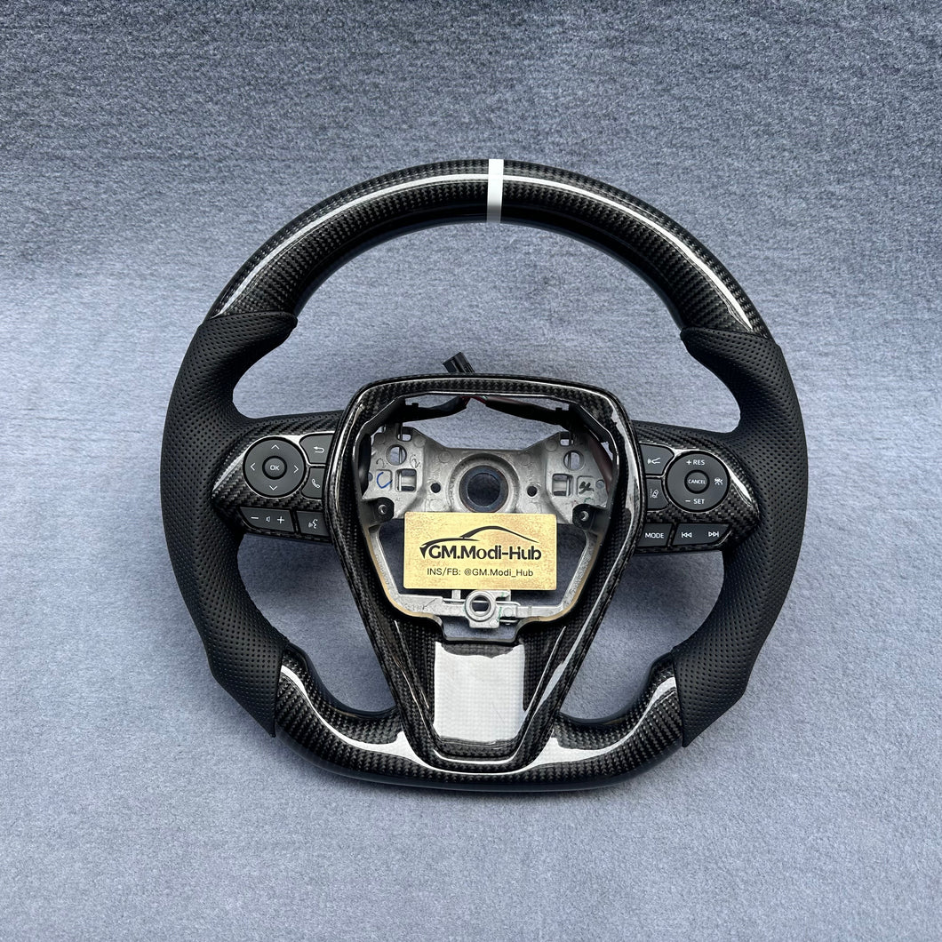 GM. Modi-Hub For Toyota 8th Gen 2018-2023 Camry XSE SE TRD / Avalon / Venza Carbon Fiber Steering Wheel