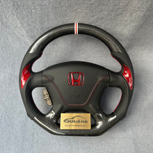 Load image into Gallery viewer, GM. Modi-Hub For Honda 2th gen CRV 2002-2006 Carbon Fiber Steering Wheel
