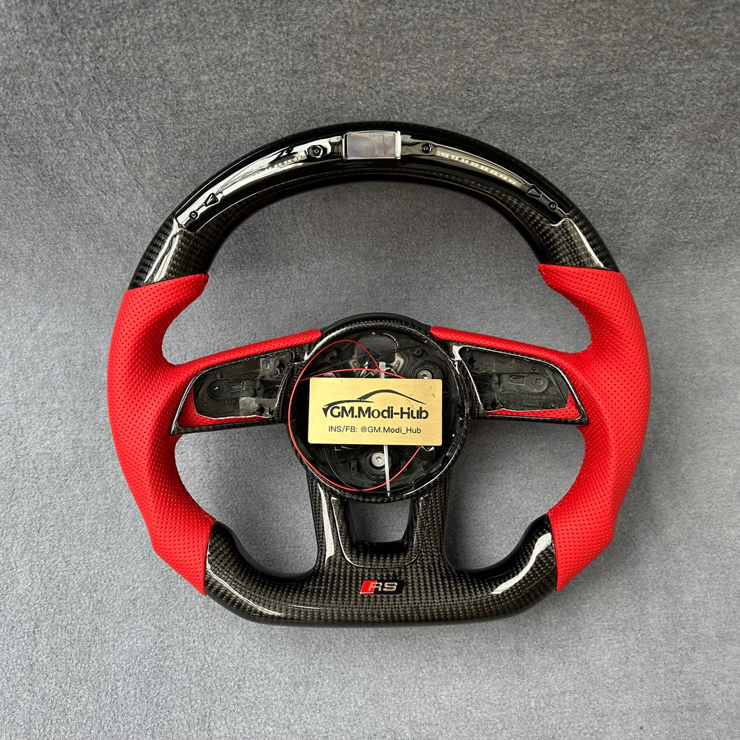 GM. Modi-Hub For Audi B9 A3 A4 A5 S3 S4 S5 RS3 RS4 RS5 Sport Carbon Fiber Steering Wheel