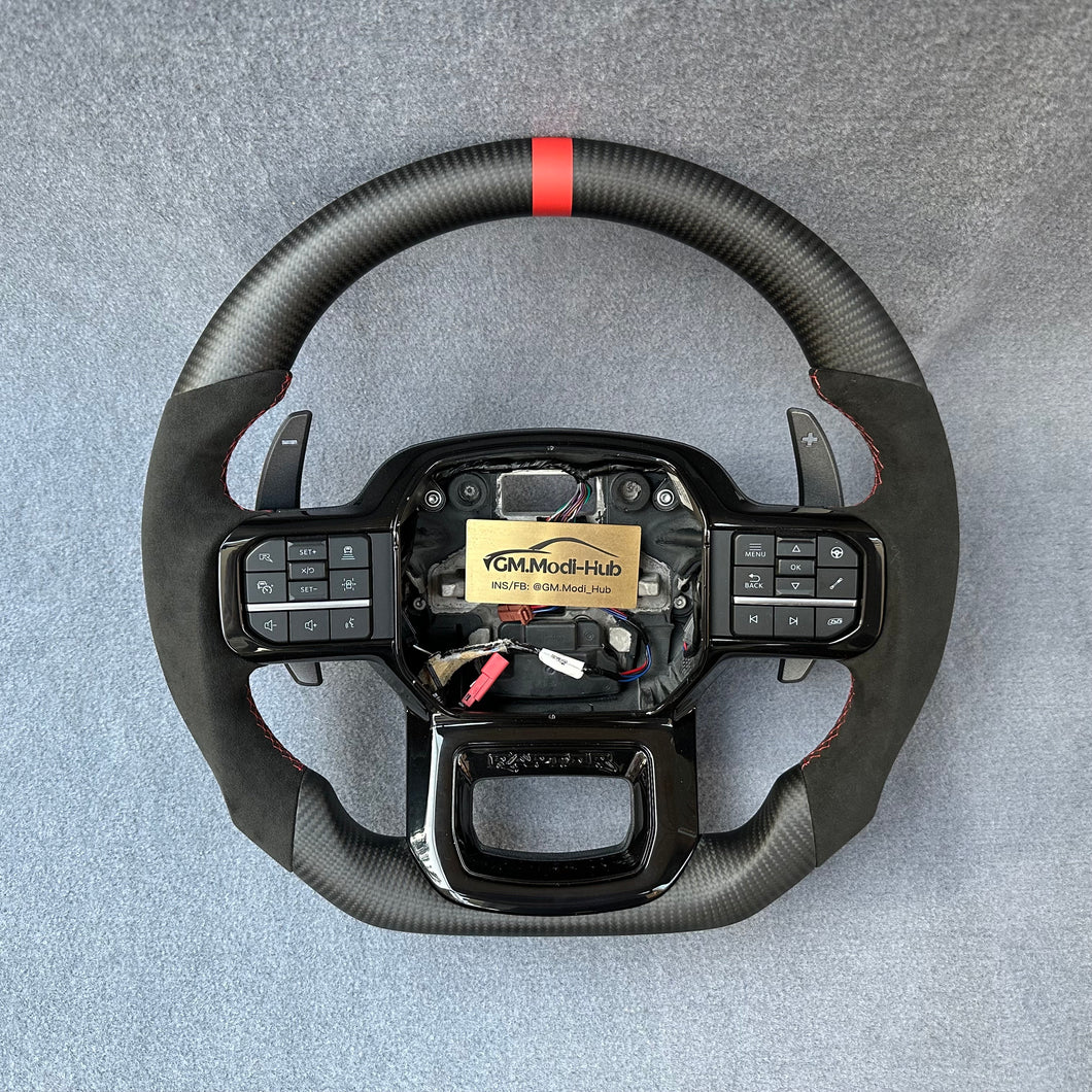 GM. Modi-Hub For Ford 2021-2023 F150 Raptor Carbon Fiber Steering Wheel