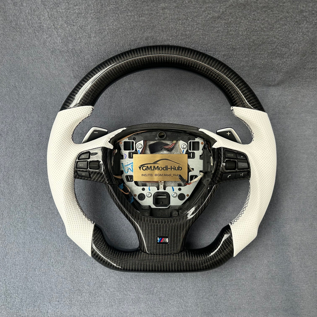 GM. Modi-Hub For BMW F10 F11 F06 F12 F13 F01 F02 F03 F04 Carbon Fiber Steering Wheel